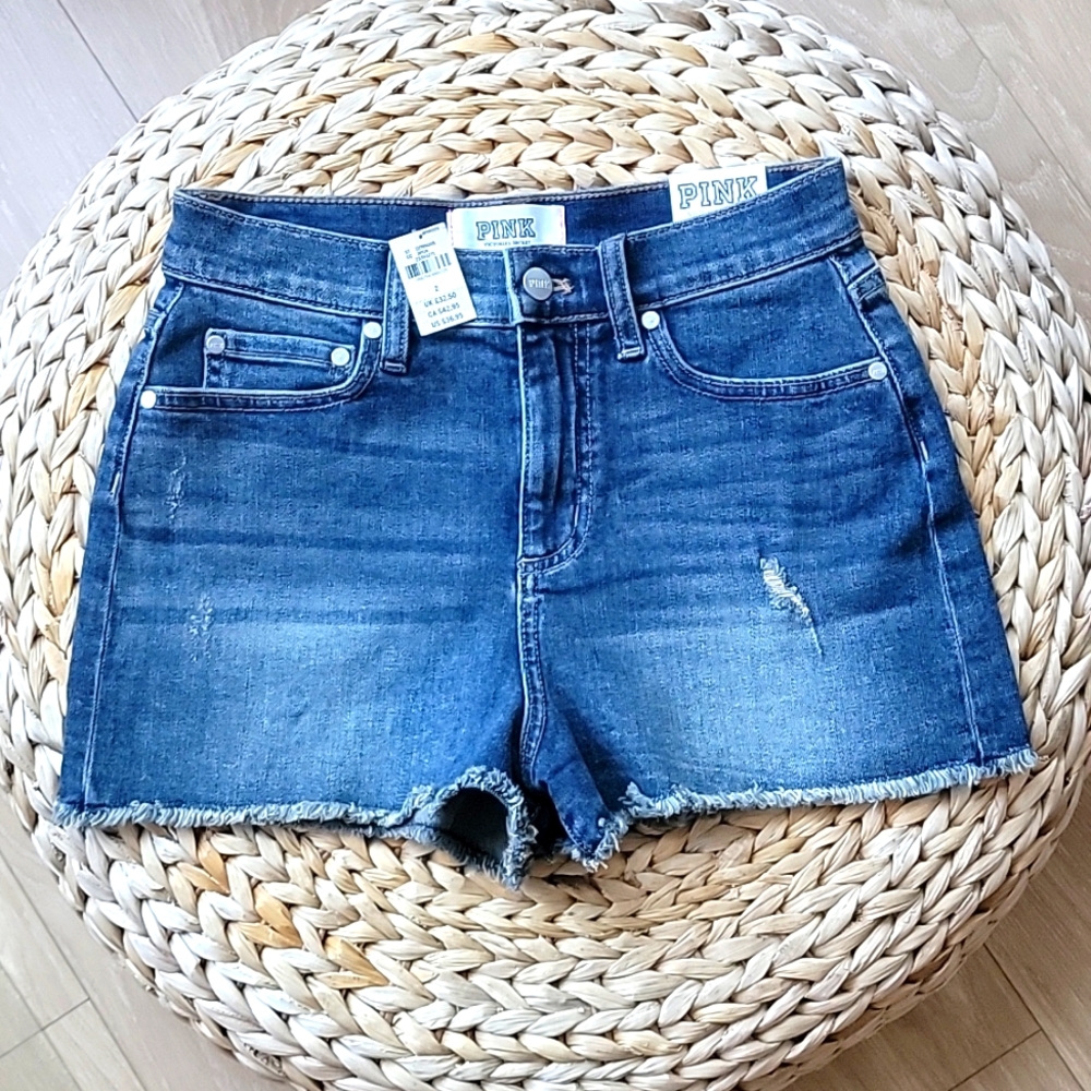 Pink Denim Shorts *new*